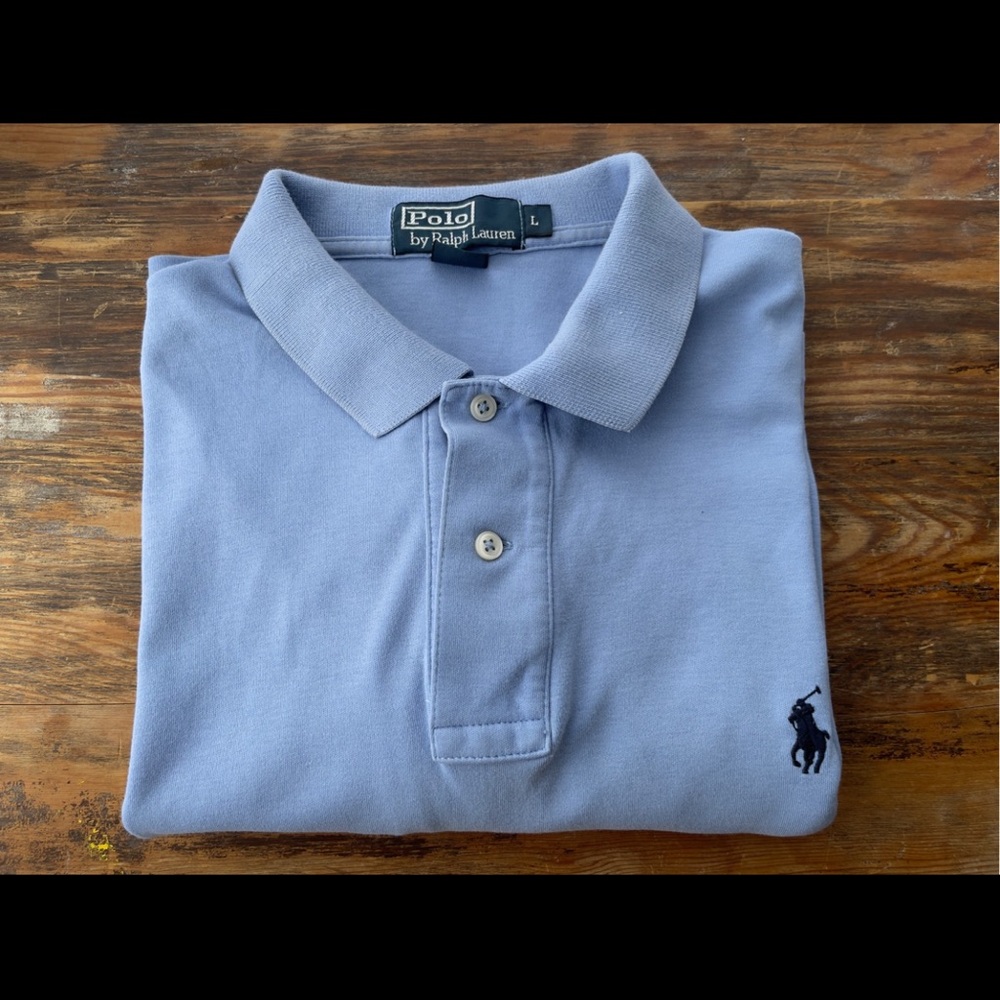 Polo by Ralph Lauren Men's Blue Polo Shirt
